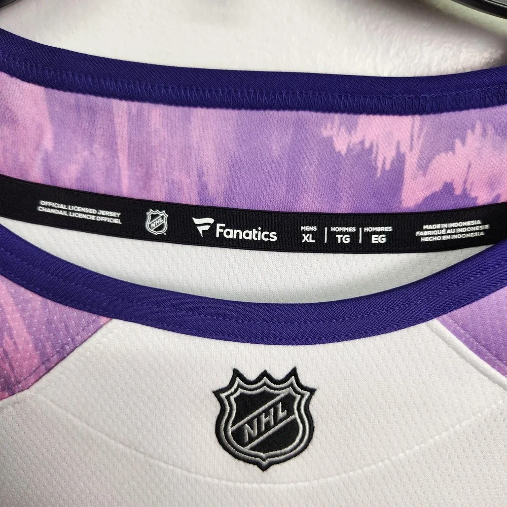Winnipeg Jets Hockey Fight Cancer 2024 Jersey Mens XL NHL MSRP‎ $129.99
